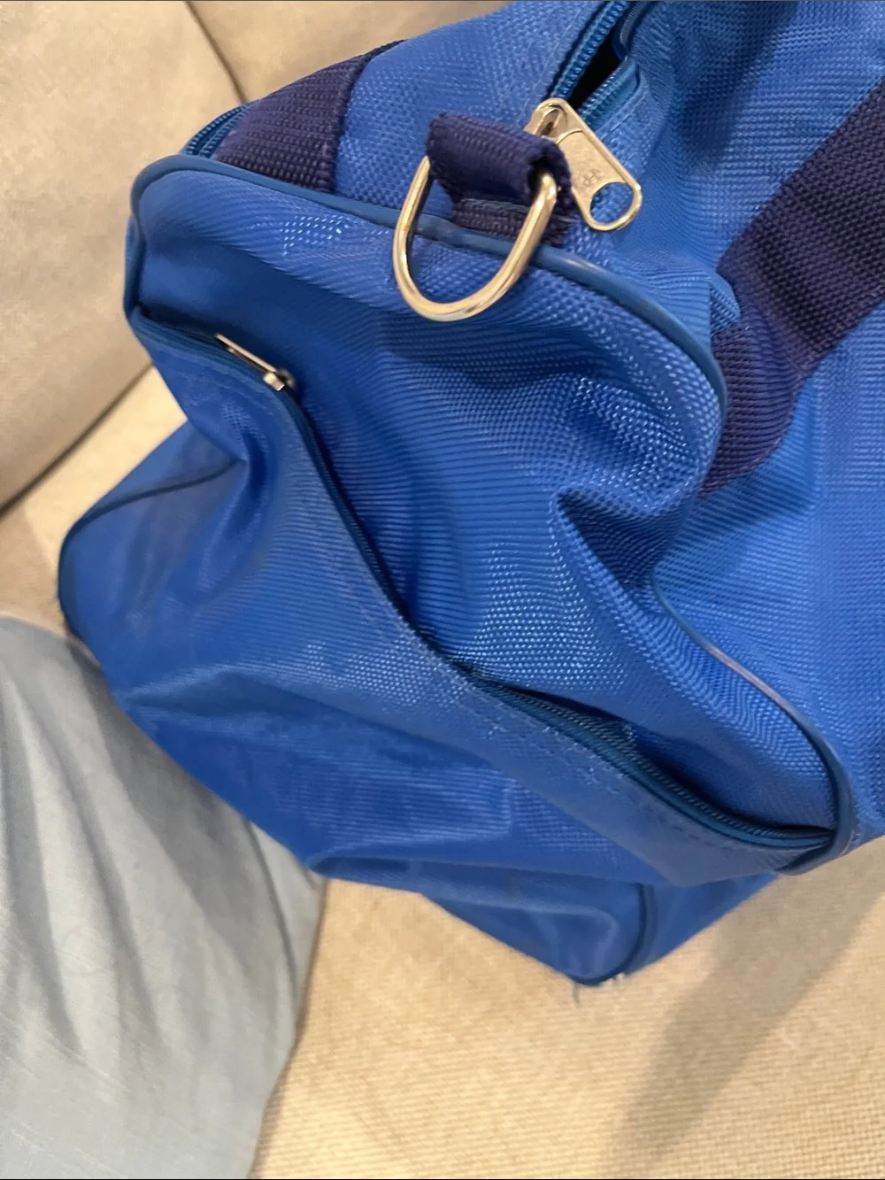 Breitling Duffle/Travel Bag Emergency Blue, Red & Yellow Accents-Strap Included